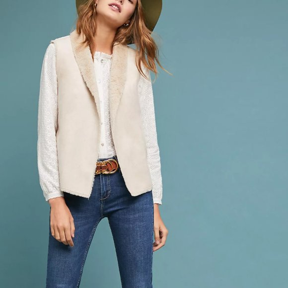 Velvet by Graham & Spencer Jackets & Blazers - Reversible faux fur vest